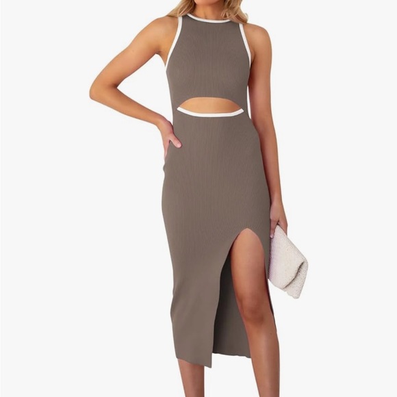 Dresses & Skirts - light brown dress!